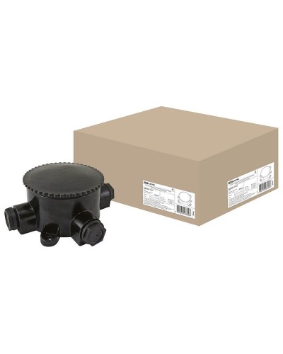 КЭМ 2-660-3 ОП D95мм IP65, 3-х рожковая (карболит) TDM (SQ1401-1101). Коробка электромонтажная. TDM ЕLECTRIC в Норильске