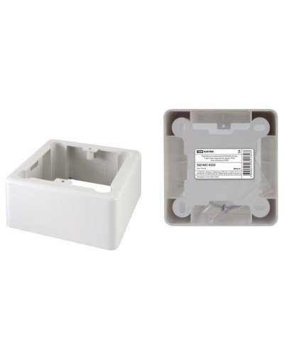 Коробка установочная ОП 85х85х42мм, 1-местная, подъемная, белая, IP20 TDM (SQ1401-0232). Коробка установочная ОП. TDM ЕLECTRIC в Норильске