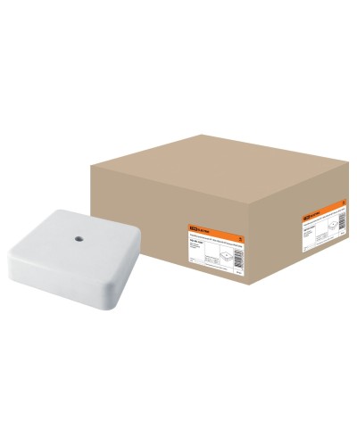 Коробка КР 100х100х29 ОП белая, IP40 (SQ1401-0207). Распаячная коробка. TDM ЕLECTRIC в Норильске