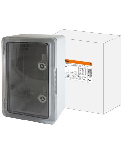 ЩМП-0-3, прозрачная крышка ABS, IP65, 400x300x170. Бокс пластиковый антивандальный. TDM ЕLECTRIC в Норильске