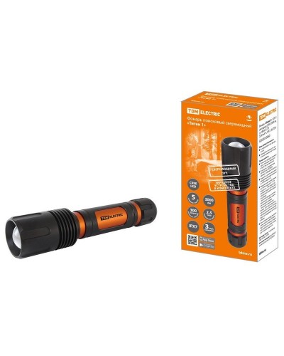 Фонарь «Титан 1» 20Вт,  IPX7, ЗУ (SQ0350-0060). Фонарь. TDM ЕLECTRIC в Норильске