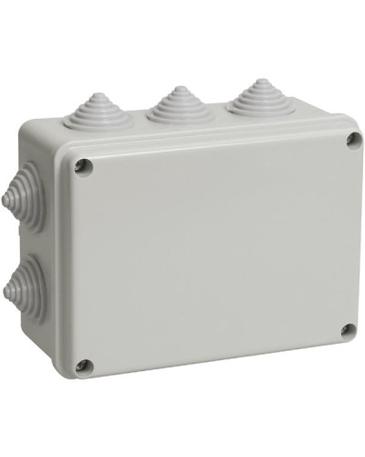 Коробка ОП 150х110х70мм, крышка, IP55, 10 гермовводов (SQ1401-1242). Распаячная коробка. TDM ЕLECTRIC в Норильске