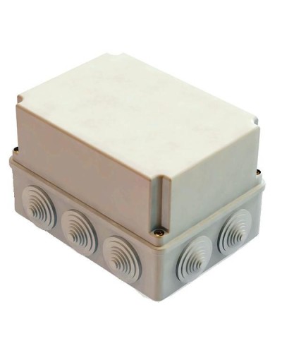 Коробка ОП 190х140х120мм, крышка, IP44, 10 гермовводов (SQ1401-1245). Распаячная коробка. TDM ЕLECTRIC в Норильске