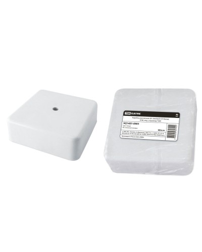 Коробка КР 50х50х20 ОП белая, IP40 (SQ1401-0901). Распаячная коробка. TDM ЕLECTRIC в Норильске