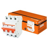 ВА47-29 3Р 25А 4,5кА х-ка С (SQ0206-0111). Автоматический выключатель. TDM ЕLECTRIC