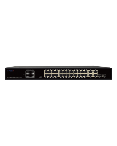 TR-NS14282C-370-24POE. Коммутатор с PoE. Trassir в Норильске