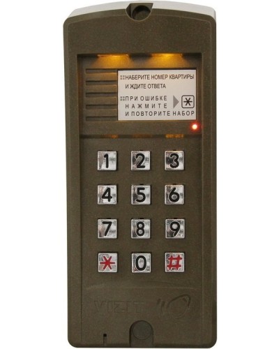 БВД-310F. Вызывная панель аудиодомофона. VIZIT в Норильске