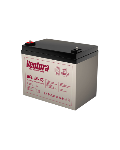 Ventura GPL 12-75. Аккумулятор герметичный свинцово-кислотный. Ventura в Норильске