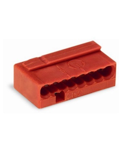 WAGO 243-808 Клемма MICRO 8-проводная красная. Клемма для распределительных коробок. WAGO в Норильске