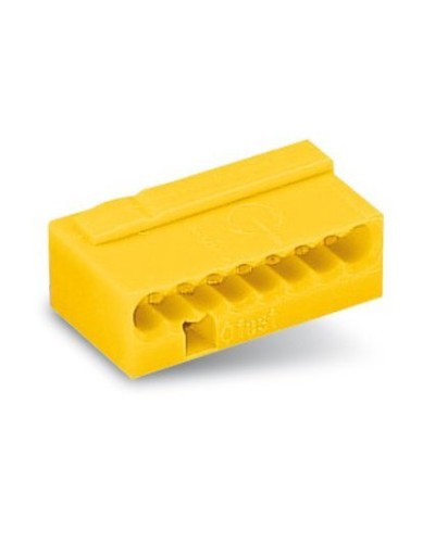 WAGO 243-508 Клемма MICRO 8-проводная желтая. Клемма для распределительных коробок. WAGO в Норильске