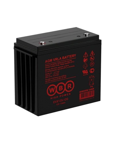 WBR EVX135-12G. Аккумулятор герметичный свинцово-кислотный. WBR в Норильске