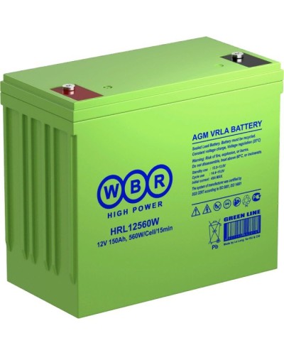 WBR HRL12560W. Аккумулятор герметичный свинцово-кислотный. WBR в Норильске