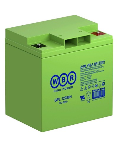 WBR GPL12280H. Аккумулятор герметичный свинцово-кислотный. WBR в Норильске