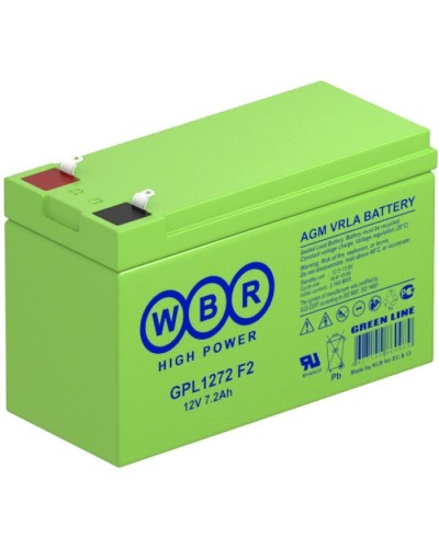 WBR GPL1272 F2. Аккумулятор герметичный свинцово-кислотный. WBR в Норильске