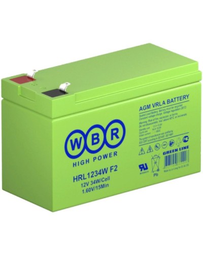 WBR HRL1234W F2. Аккумулятор герметичный свинцово-кислотный. WBR в Норильске