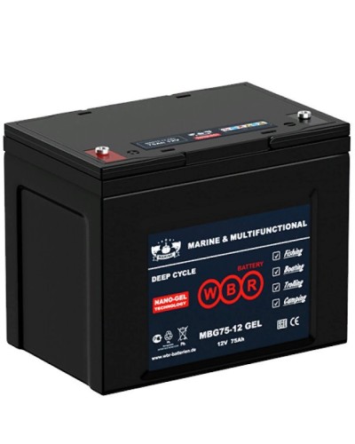 WBR MBG75-12. Аккумулятор герметичный свинцово-кислотный. WBR в Норильске
