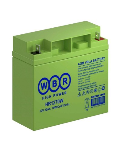 WBR HR1270W. Аккумулятор герметичный свинцово-кислотный. WBR в Норильске