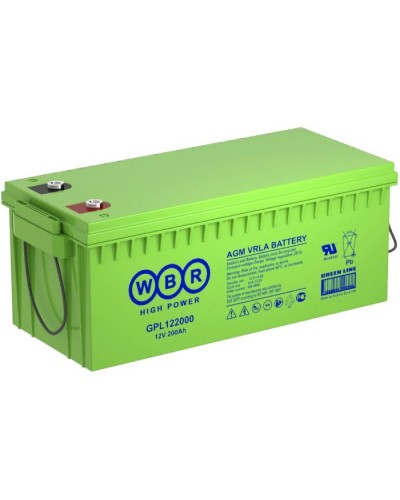 WBR GPL122000. Аккумулятор герметичный свинцово-кислотный. WBR в Норильске