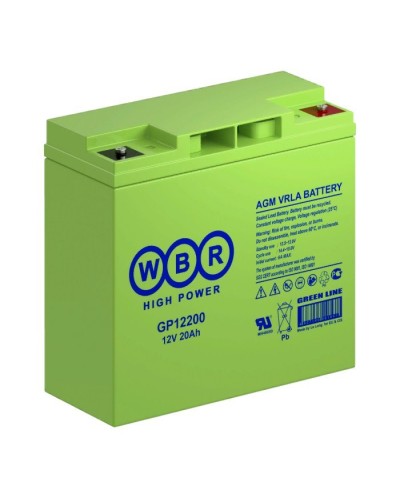 WBR GP12200. Аккумулятор герметичный свинцово-кислотный. WBR в Норильске