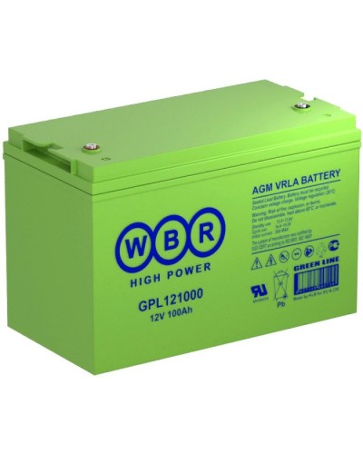 WBR GPL121000A. Аккумулятор герметичный свинцово-кислотный. WBR в Норильске
