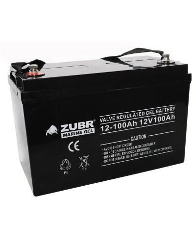 ZUBR MARINE GEL NPG 12-100 (12V, 100Ah). Аккумулятор герметичный свинцово-кислотный. ZUBR в Норильске