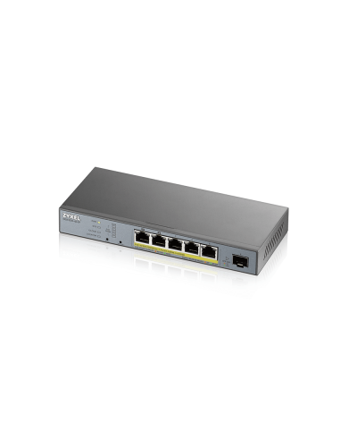 GS1350-6HP-EU0101F. L2 коммутатор PoE+ для IP-видеокамер. ZYXEL в Норильске