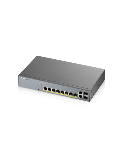 GS1350-12HP-EU0101F. Коммутатор сетевой PoE управляемый L2. ZYXEL в Норильске