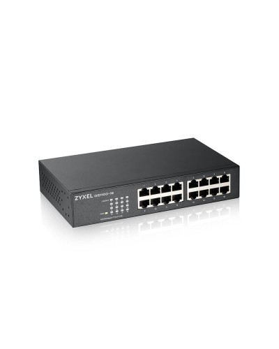 GS1100-16-EU0103F. Коммутатор 16xGE, rack 19, бесшумный. ZYXEL в Норильске