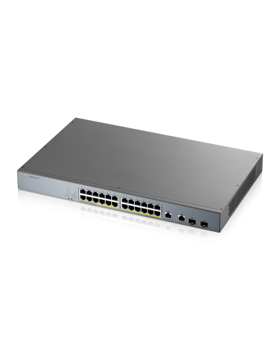 GS1350-26HP-EU0101F. L2 коммутатор PoE+ для IP-видеокамер rack 19. ZYXEL в Норильске