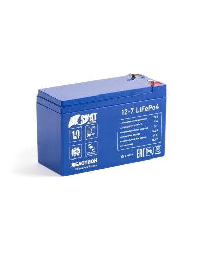 Skat i-Battery 12-7 LiFePo4 (645). Li-Ion аккумулятор. Бастион в Норильске