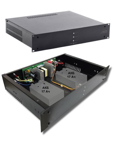 СКАТ-1200И7 RACK (СКАТ ИБП-12/5-2x17-RACK) (2142). Источник вторичного электропитания резервированный. Бастион в Норильске