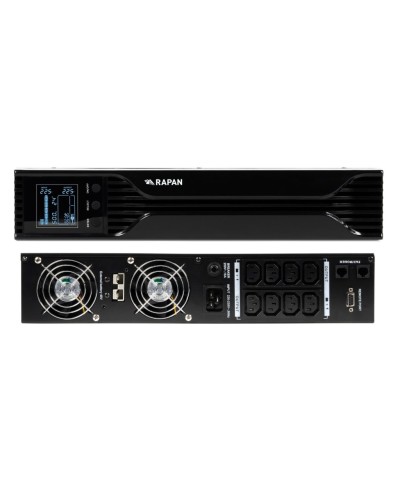 RAPAN-UPS 3000 RACK+4х9Ah (RAPAN-UPS 3000-RACK-IN-4х9-E) (8960). Бесперебойный источник питания. Бастион в Норильске