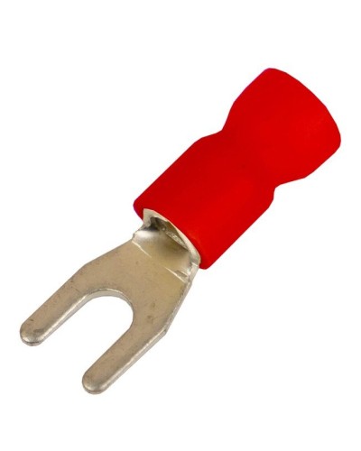 Наконечник вилочный НВИ 0,25-1,5 М3 (D3,2мм) (100 шт) (2A13P-EE-PVC). Наконечник вилочный с изолированным фланцем ПВХ. ДКС в Норильске