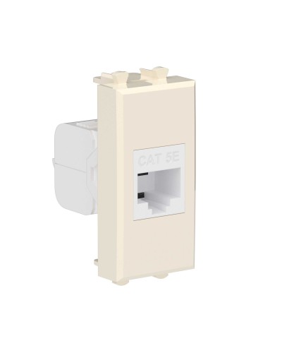 Розетка RJ-45, кат.5E, Avanti, 1 модуль, ванильная дымка (4405661): Розетка компьютерная модульная в Норильске