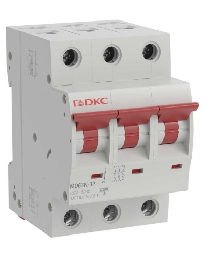 YON max MD63N 3P 32А 6кА C (MD63N-3PC32). Автоматический выключатель. ДКС в Норильске