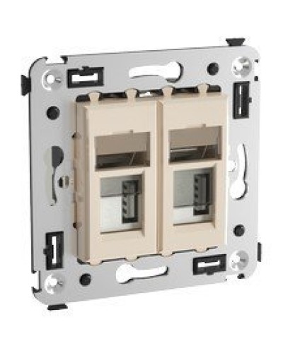 Розетка USB в стену Avanti ванильная дымка (4405543). Розетка USB. ДКС в Норильске