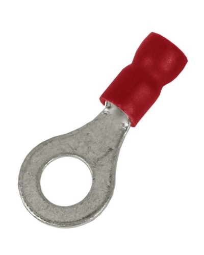 Наконечник НКИ 0,25-1,5 М8 (D8,4мм) с отверстием под винт (100 шт) (2A8P-EE-PVC). Наконечник с отверстием под винт и изолированным фланцем ПВХ. ДКС в Норильске