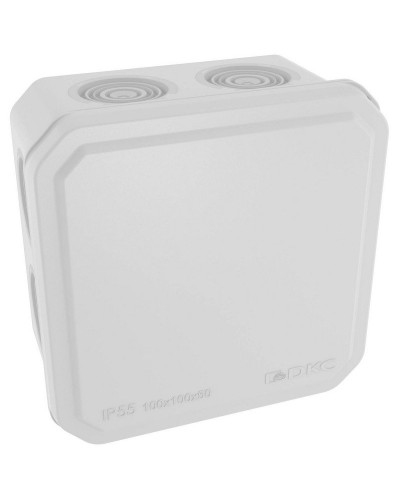 Коробка ответвительная с кабельными вводами IP55, 100х100х50 (53800). Коробка ответвительная. ДКС в Норильске