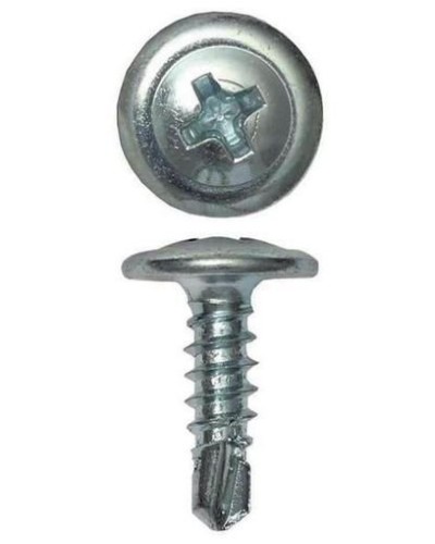 Саморез с пресс-шайбой 4.2х16 со сверлом (200 шт) (CM274016). Саморез с пресс-шайбой. ДКС в Норильске