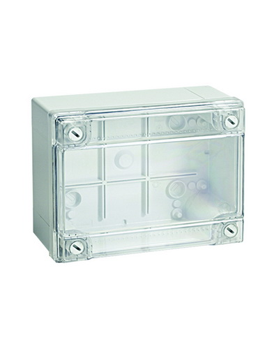 Коробка ответвительная с гладкими стенками IP56, 300х220х120 (54320). Коробка ответвительная с гладкими стенками и прозрачной крышкой. ДКС в Норильске