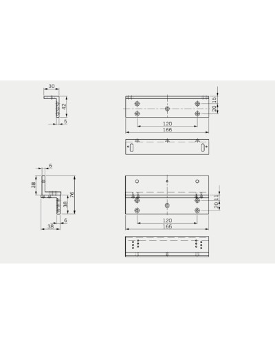 L+Z кронштейн для EMC 1200 ALH. L+Z кронштейн для EMC 1200 ALH. dormakaba в Норильске