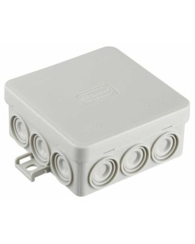 Коробка JBL085 85х85х38, 12 вых., 4P (0,15...6мм²) серая (43755HF-GR). Коробка монтажная, огнестойкая, без галогена. Экопласт в Норильске