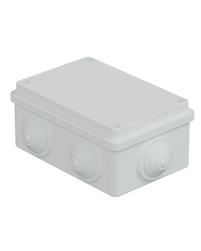 Коробка JBS120 120х80х50, 6 вых., IP55, белая (44008W-1). Коробка монтажная. Экопласт в Норильске