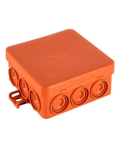 Коробка JBL085 85х85х38, 12 вых., 2P (0,15...2,5мм²) (43055HF): Коробка монтажная, огнестойкая, без галогена в Норильске