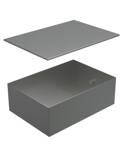 Коробка металлическая с крышкой для заливки в пол BOX/8-12 (70181): Коробка металлическая с крышкой для заливки в пол 309х217х105мм, для люков 70083, 70012 в Норильске
