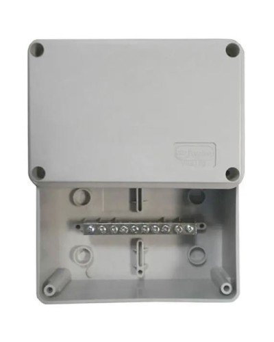 Коробка (КУП) JBS080 85х85х40, 6 вых, IP44 (44046KP): Коробка уравнивания потенциалов (КУП), 6х9мм, 8 зажимов в Норильске