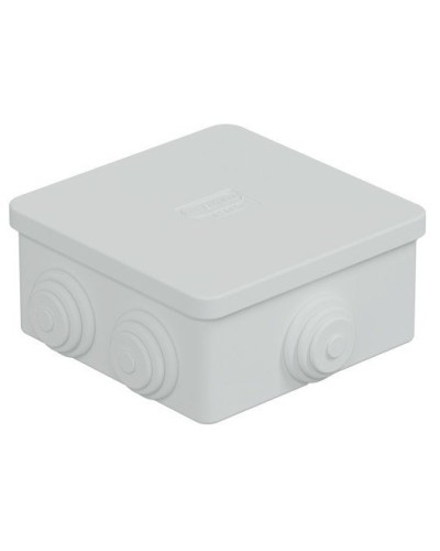 Коробка JBS080 85х85х40, 6 вых, IP44, белая (44006W-1). Коробка монтажная. Экопласт в Норильске