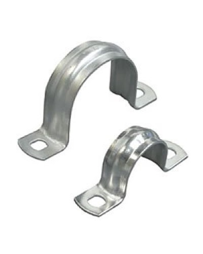 Скоба двухлапковая D50 с двумя отверстиями (50шт) (43650-50): Скоба оцинкованная в Норильске