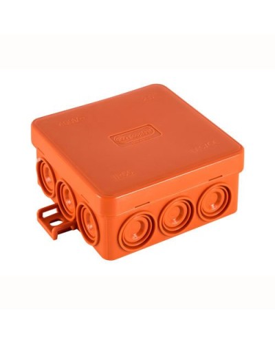 Коробка JBL085 85х85х38, 12 вых., 4P (0,15-4мм²) (43555HF): Коробка монтажная, огнестойкая, без галогена в Норильске