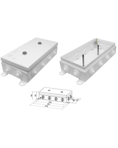КМ IP55-1224. Коробка монтажная электротехническая. Гефест в Норильске